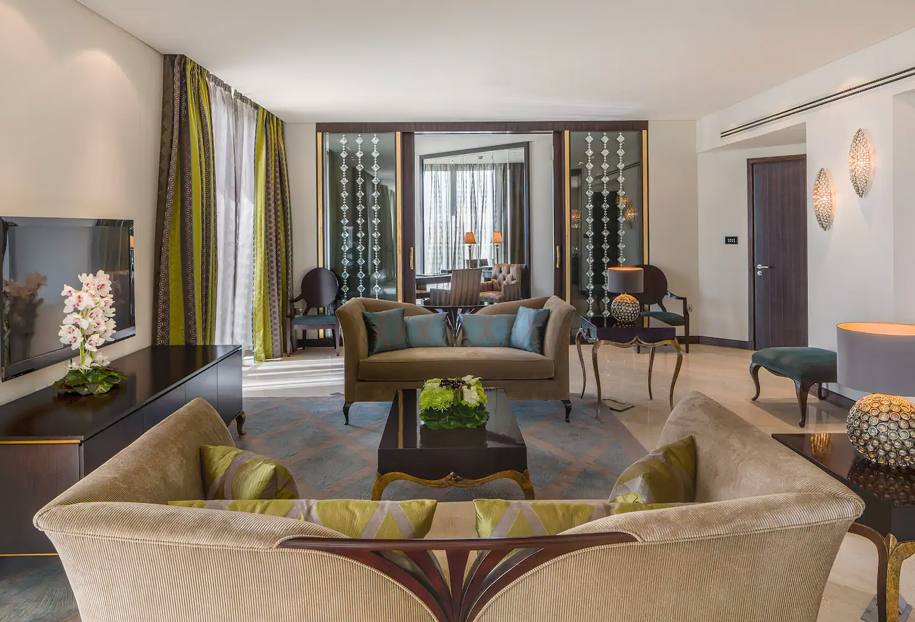 Al Faisaliah Hotel – Riyadh, Saudi Arabia – Royal Diamond Suite Living Room