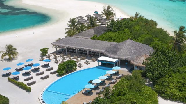 Cocoon Maldives Resort - Ookolhufinolhu, Lhaviyani Atoll, Maldives - Resort Pool Aerial View