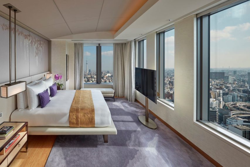 Mandarin Oriental, Tokyo Hotel - Tokyo, Japan - Mandarin Corner Suite Bedroom