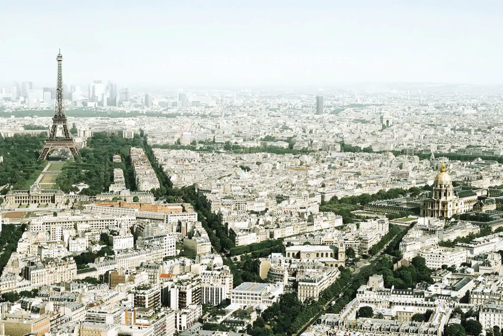 084 - Mandarin Oriental, Paris Hotel - Paris, France - Paris Aerial View