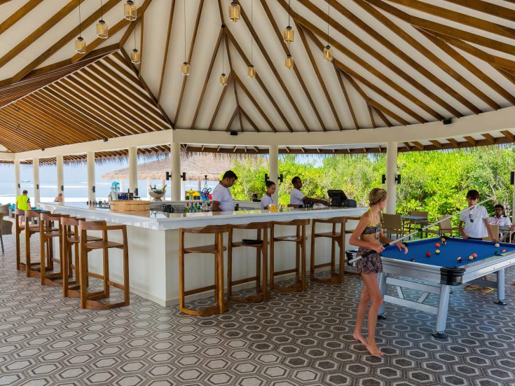 Cocoon Maldives Resort - Ookolhufinolhu, Lhaviyani Atoll, Maldives - Loabo Loabi Bar Pool Table