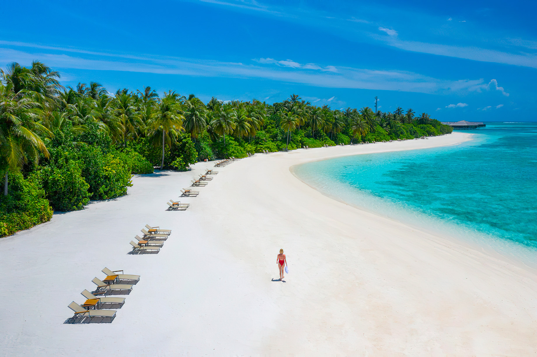 Cocoon Maldives Resort - Ookolhufinolhu, Lhaviyani Atoll, Maldives - White Sand Beach