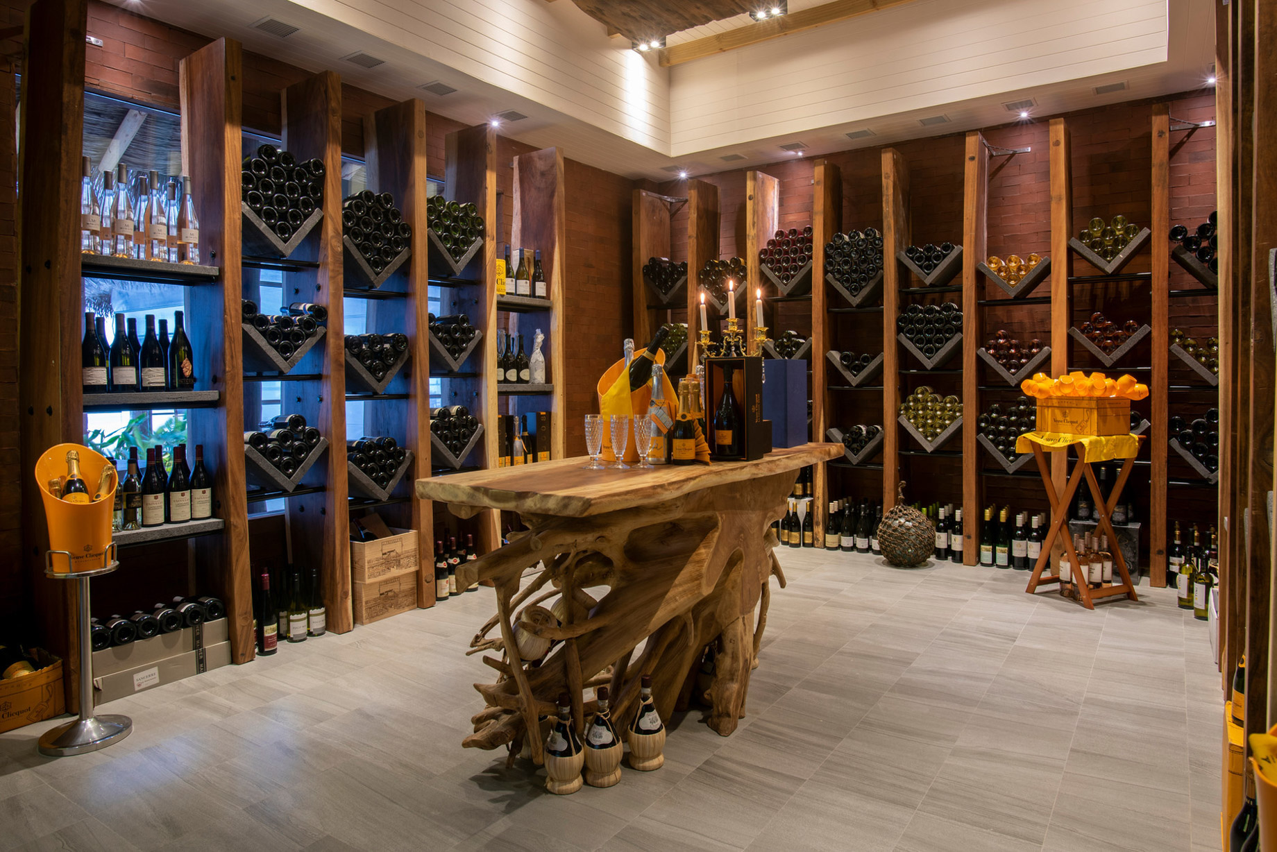 You & Me Maldives Resort - Uthurumaafaru, Raa Atoll, Maldives - The Sand Restaurant Wine Room