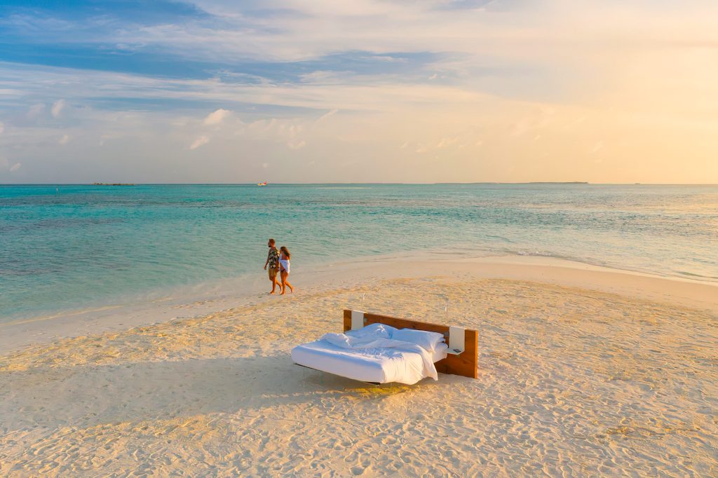 Cocoon Maldives Resort - Ookolhufinolhu, Lhaviyani Atoll, Maldives - Beach Bed Sleeping Experience