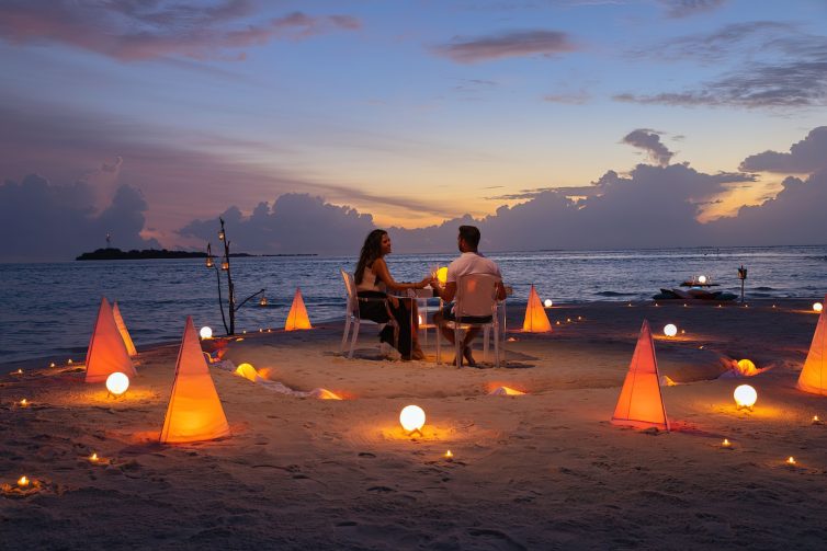 Cocoon Maldives Resort - Ookolhufinolhu, Lhaviyani Atoll, Maldives - Palm Square Dining Beachfront