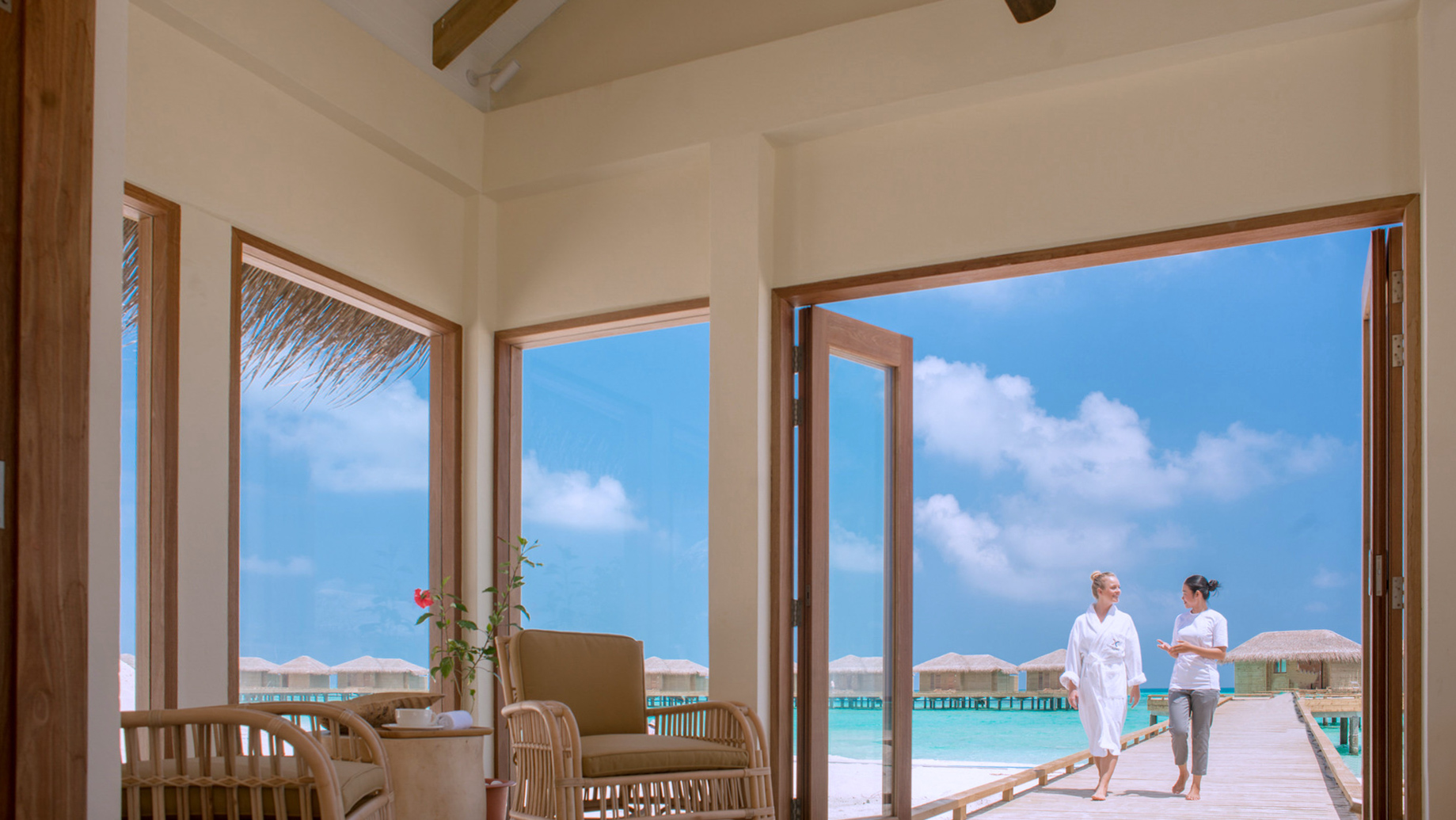 You & Me Maldives Resort - Uthurumaafaru, Raa Atoll, Maldives - Elizabeth Arden Overwater Spa