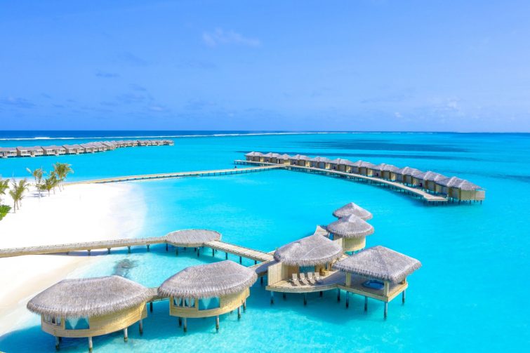 You & Me Maldives Resort - Uthurumaafaru, Raa Atoll, Maldives - Elizabeth Arden Overwater Spa Aerial View