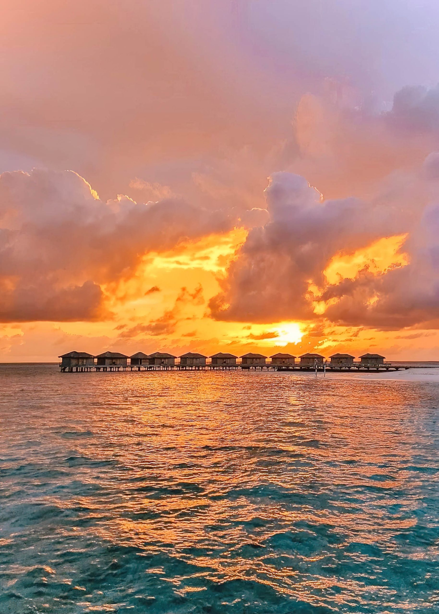 You & Me Maldives Resort - Uthurumaafaru, Raa Atoll, Maldives - Overwater Villa Sunset
