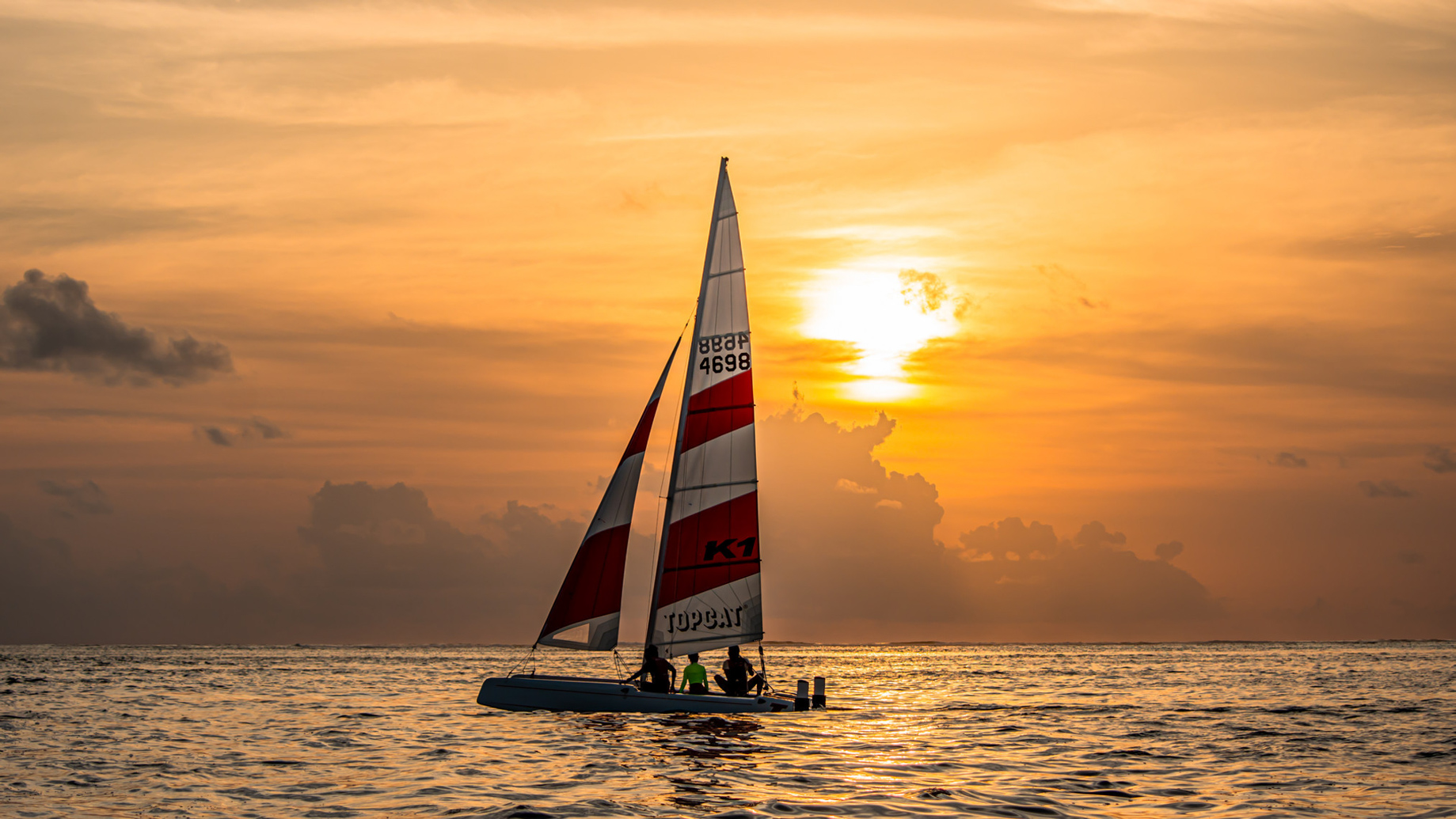 You & Me Maldives Resort – Uthurumaafaru, Raa Atoll, Maldives – Sailing Sunset