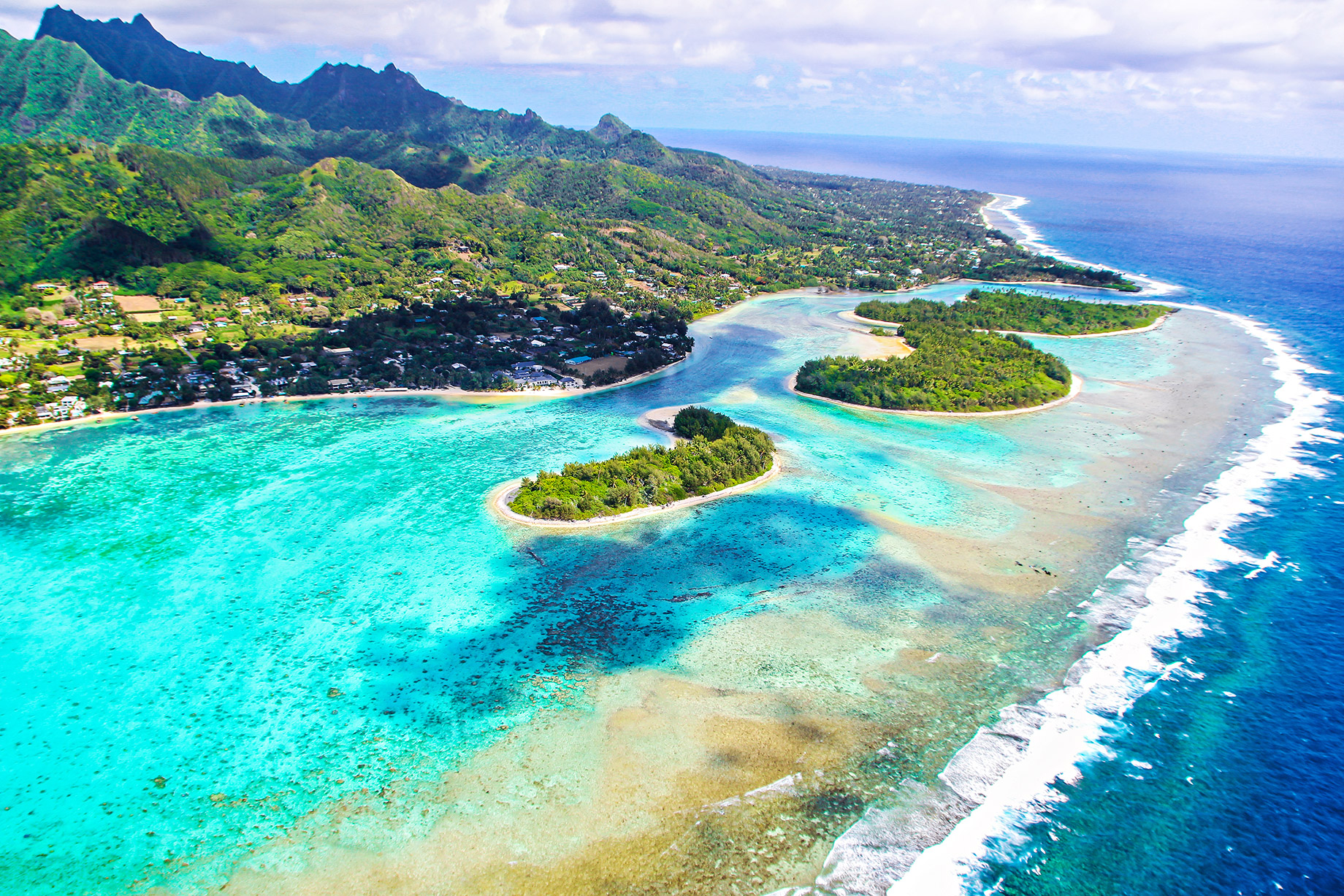 Beautiful Beaches, Clear Turquoise Water, Blue Lagoons - Rarotonga, Cook Islands