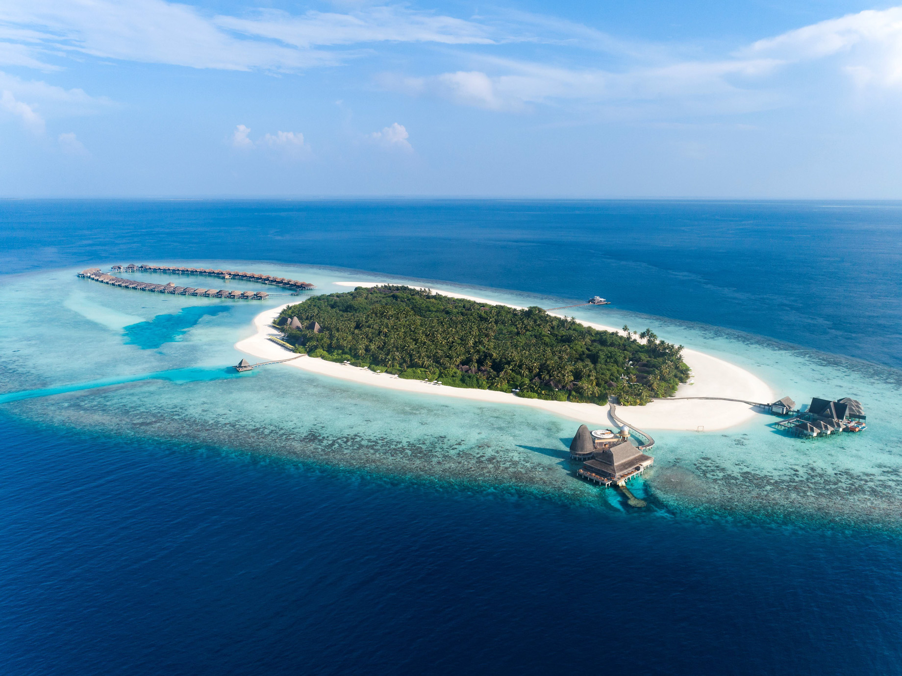 Anantara Kihavah Maldives Villas Resort – Baa Atoll, Maldives – Resort Aerial View