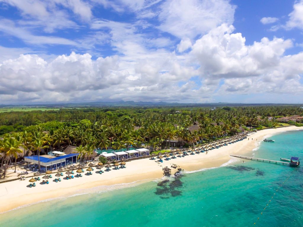 Constance Belle Mare Plage Resort - Mauritius - Beach View Aerial