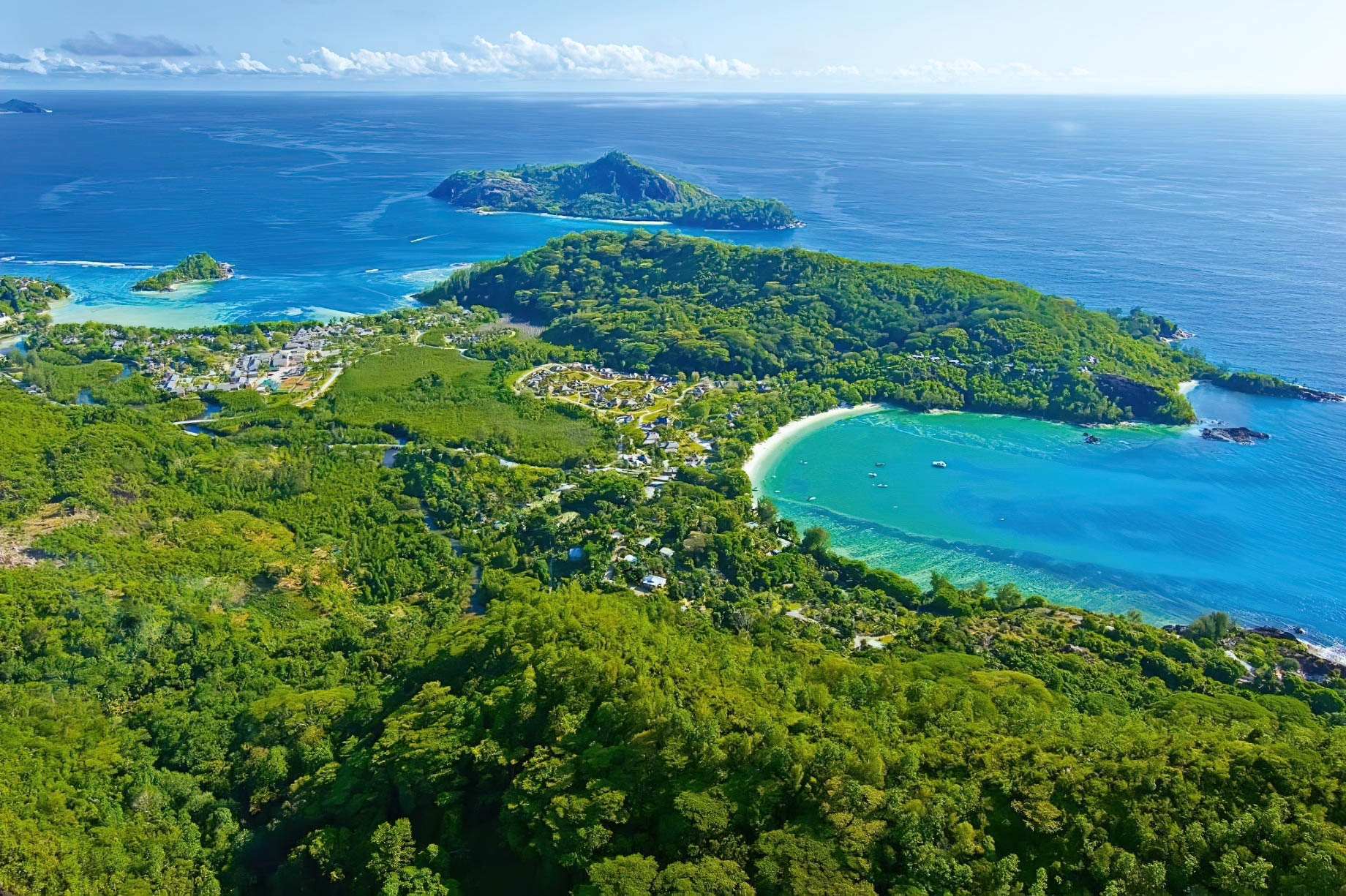Constance Ephelia Resort – Port Launay, Mahe, Seychelles – Resort Aerial View