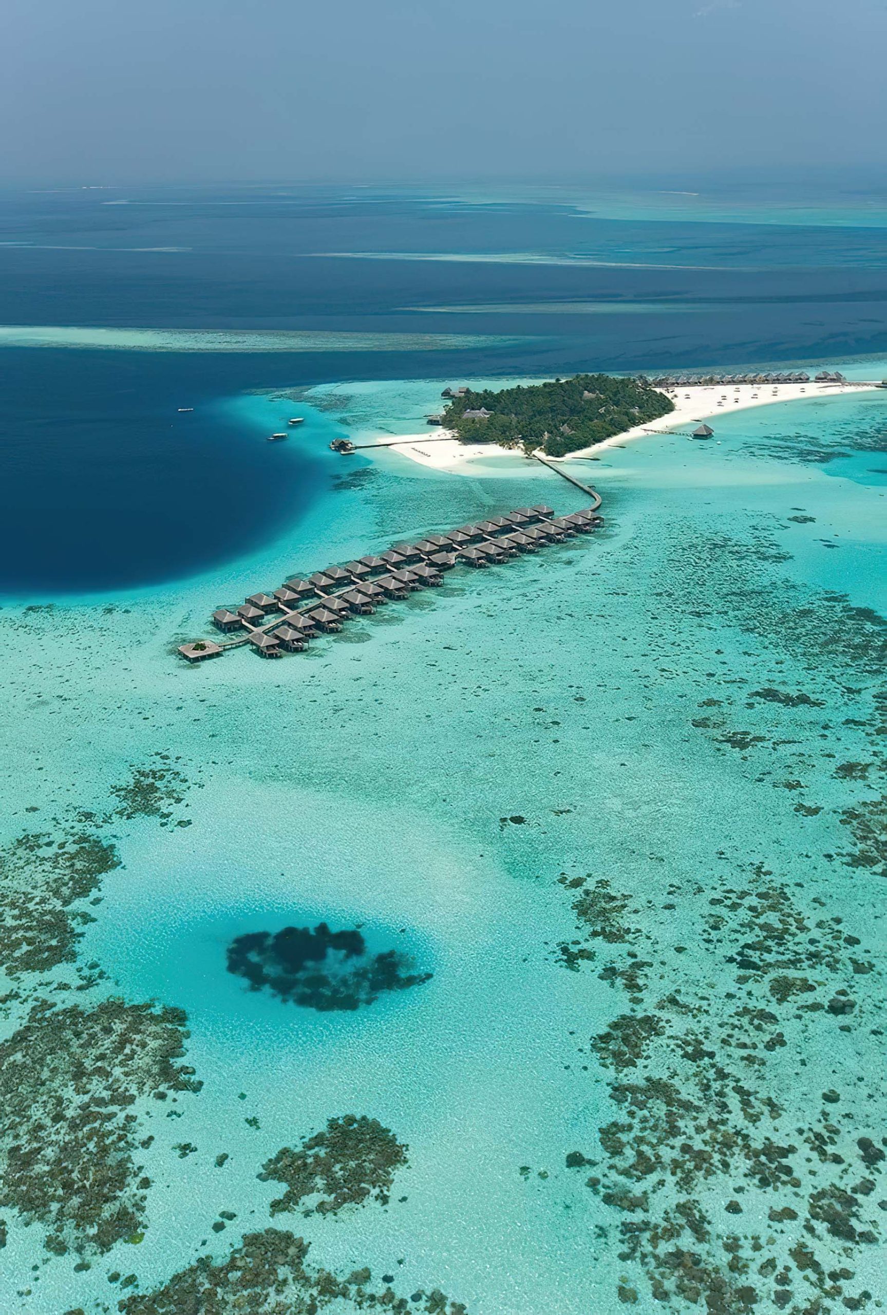 Constance Moofushi Resort – South Ari Atoll, Maldives – Aerial View