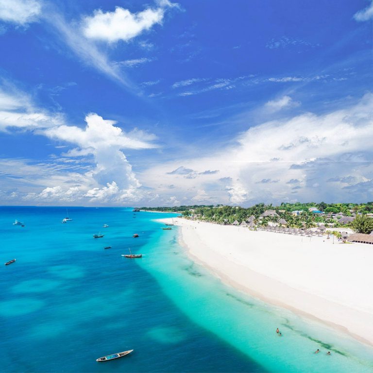 Gold Zanzibar Beach House & Spa Resort – Nungwi, Zanzibar, Tanzania – Beach Aerial View