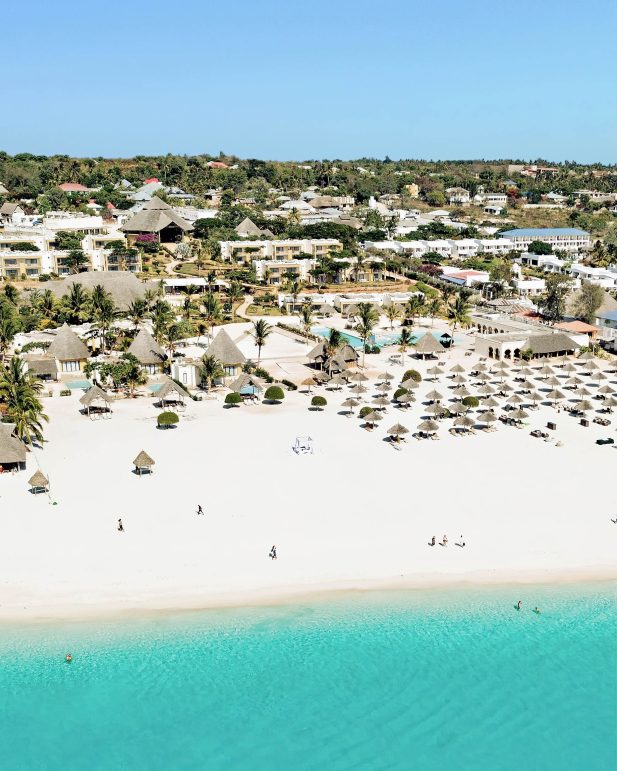 Gold Zanzibar Beach House & Spa Resort - Nungwi, Zanzibar, Tanzania - Beach Aerial View
