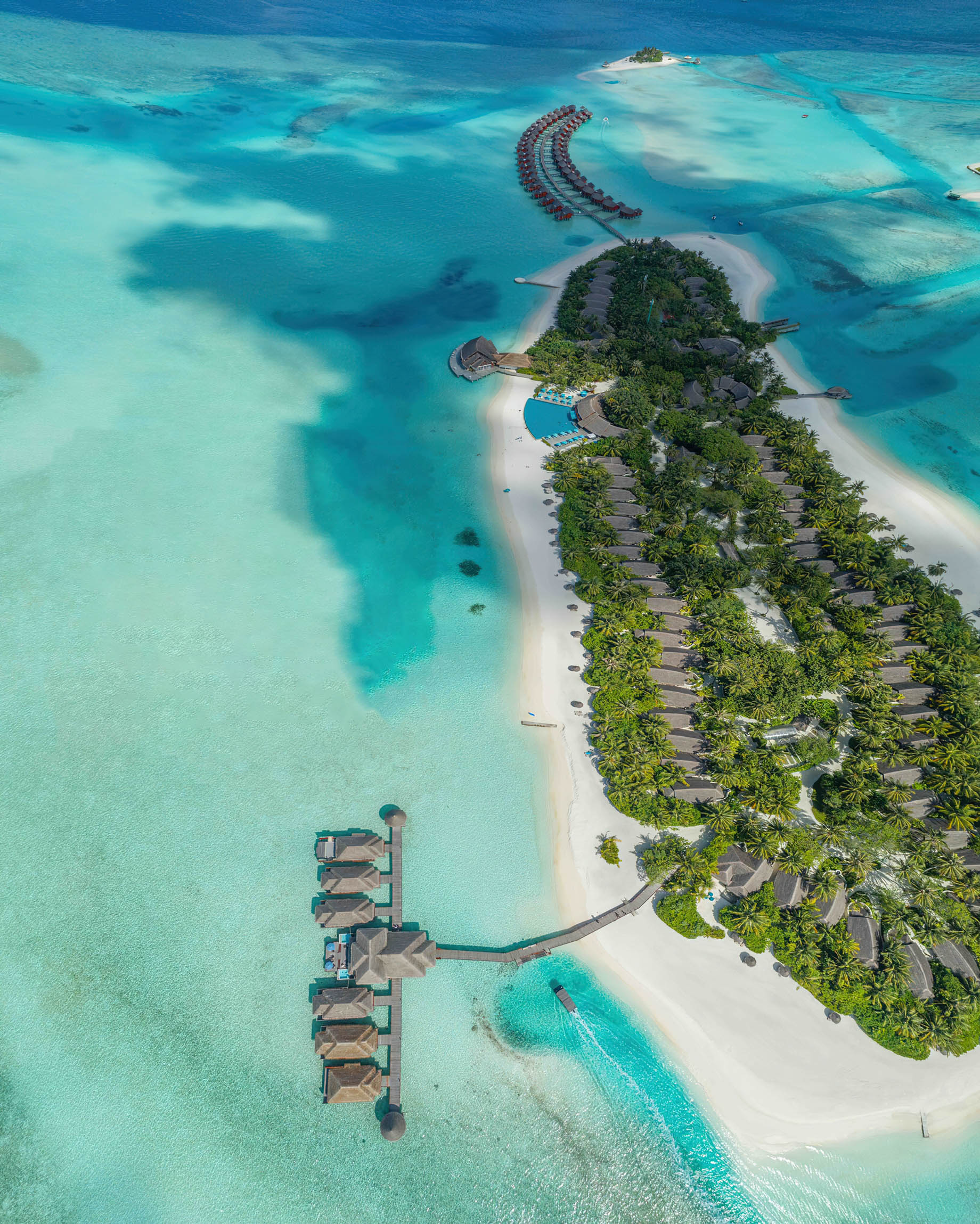 Anantara Thigu Maldives Resort – South Male Atoll, Maldives – Aerial View