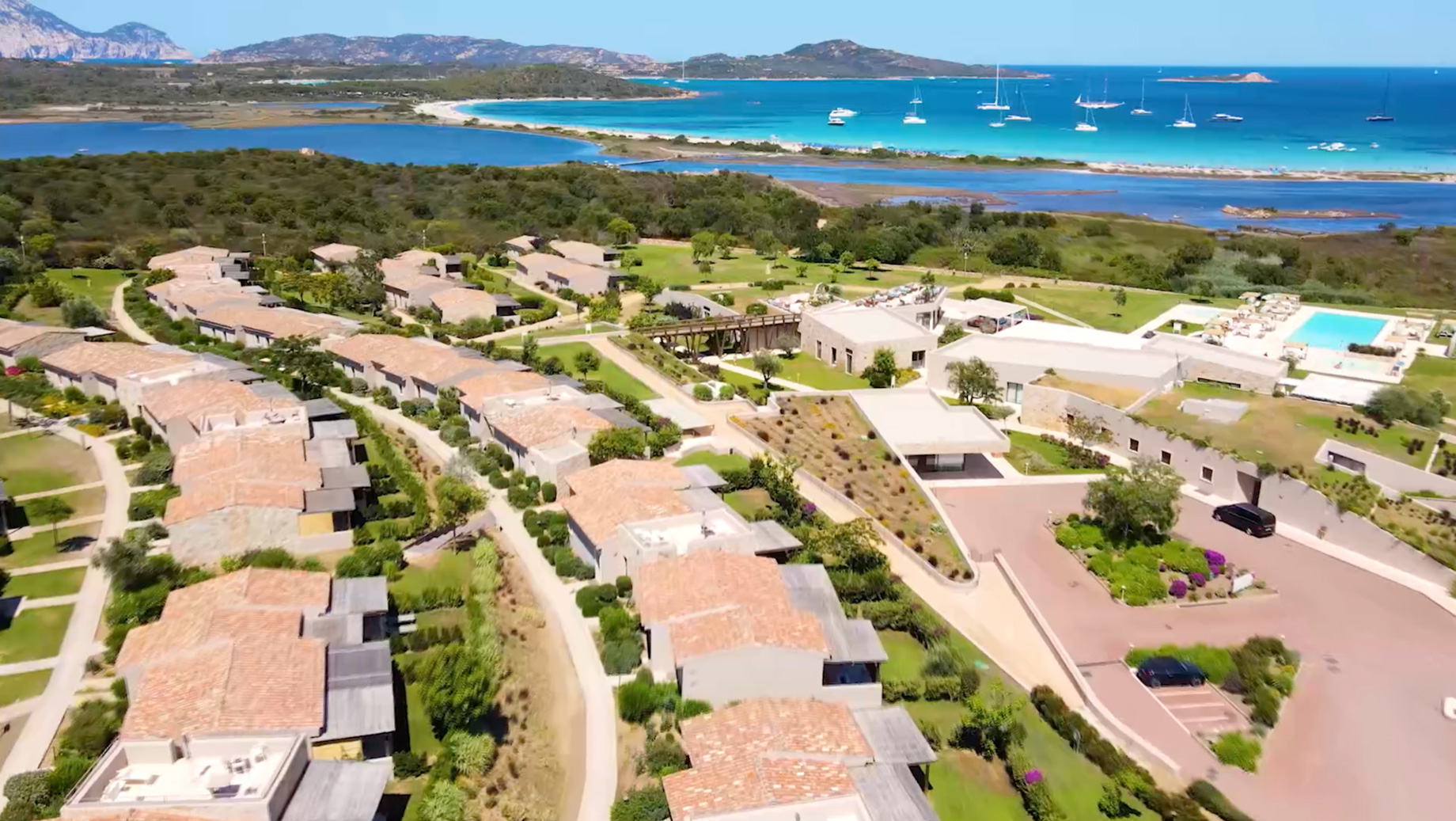 Baglioni Resort Sardinia – San Teodoro, Sardegna, Italy – Resort Aerial View
