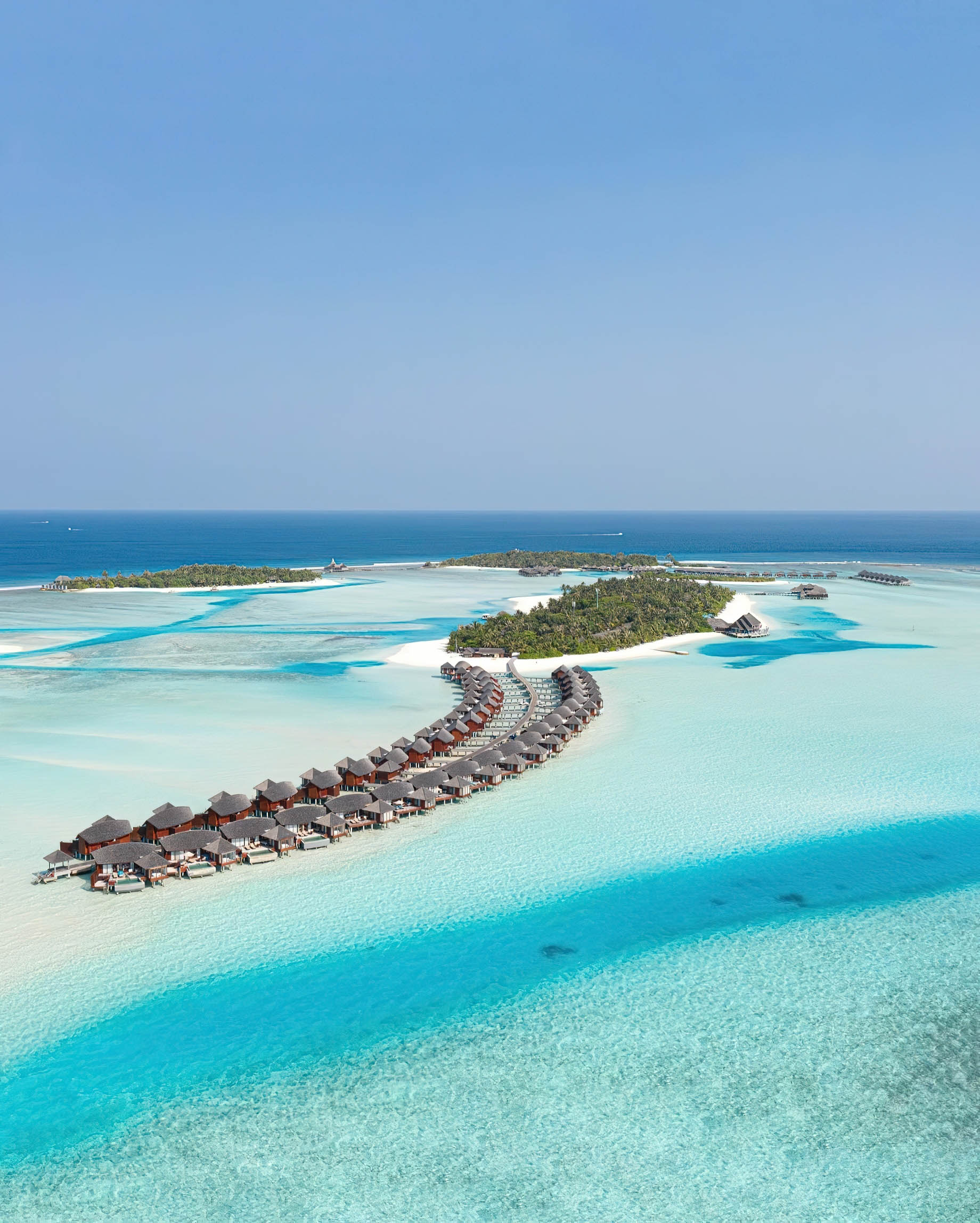 Anantara Thigu Maldives Resort – South Male Atoll, Maldives – Aerial View