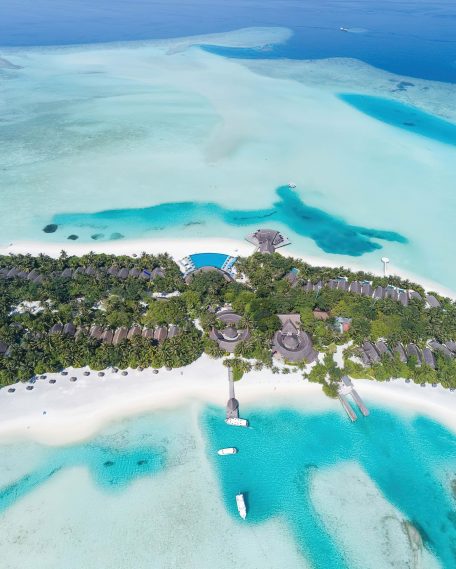 Anantara Thigu Maldives Resort - South Male Atoll, Maldives - Aerial View
