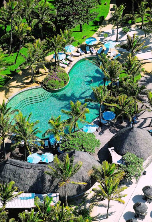 Constance Belle Mare Plage Resort - Mauritius - Pool View Aerial