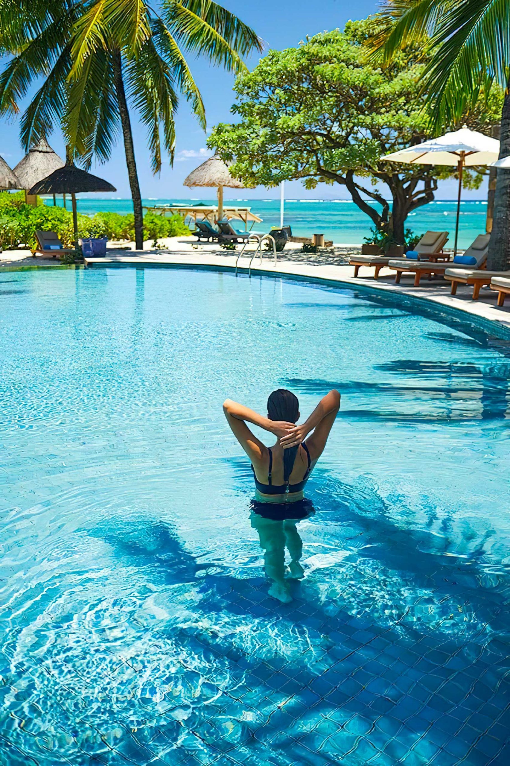 Constance Belle Mare Plage Resort – Mauritius – Pool Beach View