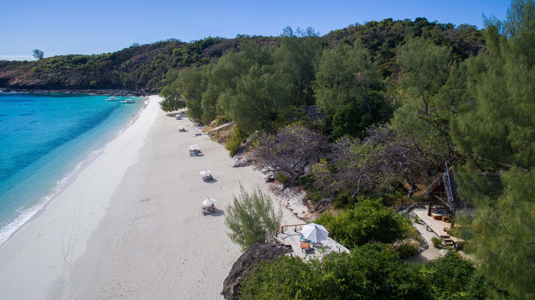 Constance Tsarabanjina Island Resort - Madagascar - Beach Aerial View