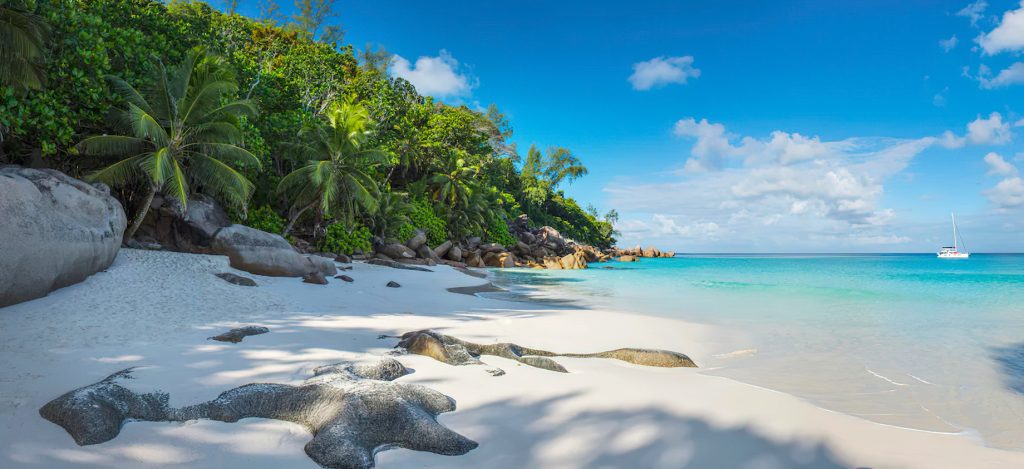 Constance Lemuria Resort - Praslin, Seychelles - White Sand Beach