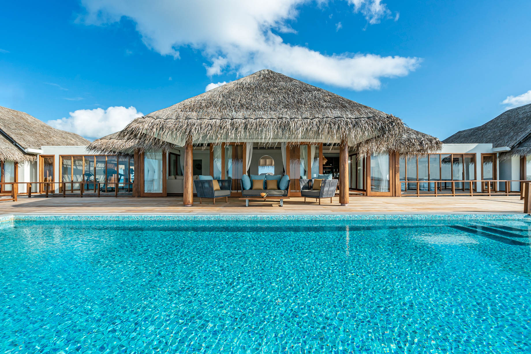 Anantara Kihavah Maldives Villas Resort – Baa Atoll, Maldives – Two Bedroom Sunset Over Water Pool Residence Pool View