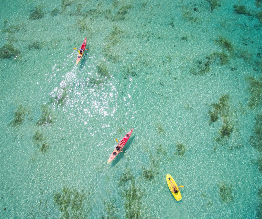Constance Ephelia Resort - Port Launay, Mahe, Seychelles - Kayaking Aerial View