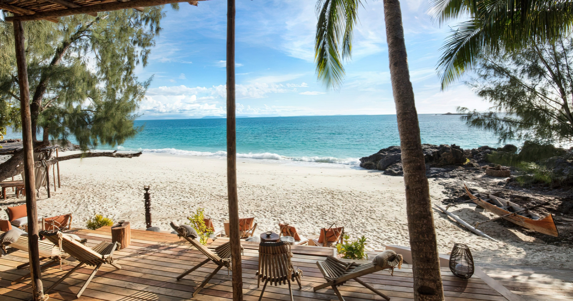 Constance Tsarabanjina Island Resort - Madagascar - Tsarabanjina Restaurant Beach View