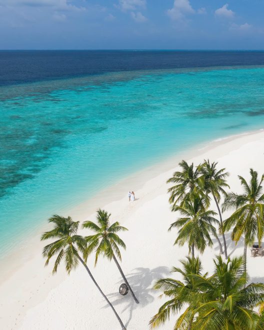 Baglioni Resort Maldives - Maagau Island, Rinbudhoo, Maldives - Beach Aerial View
