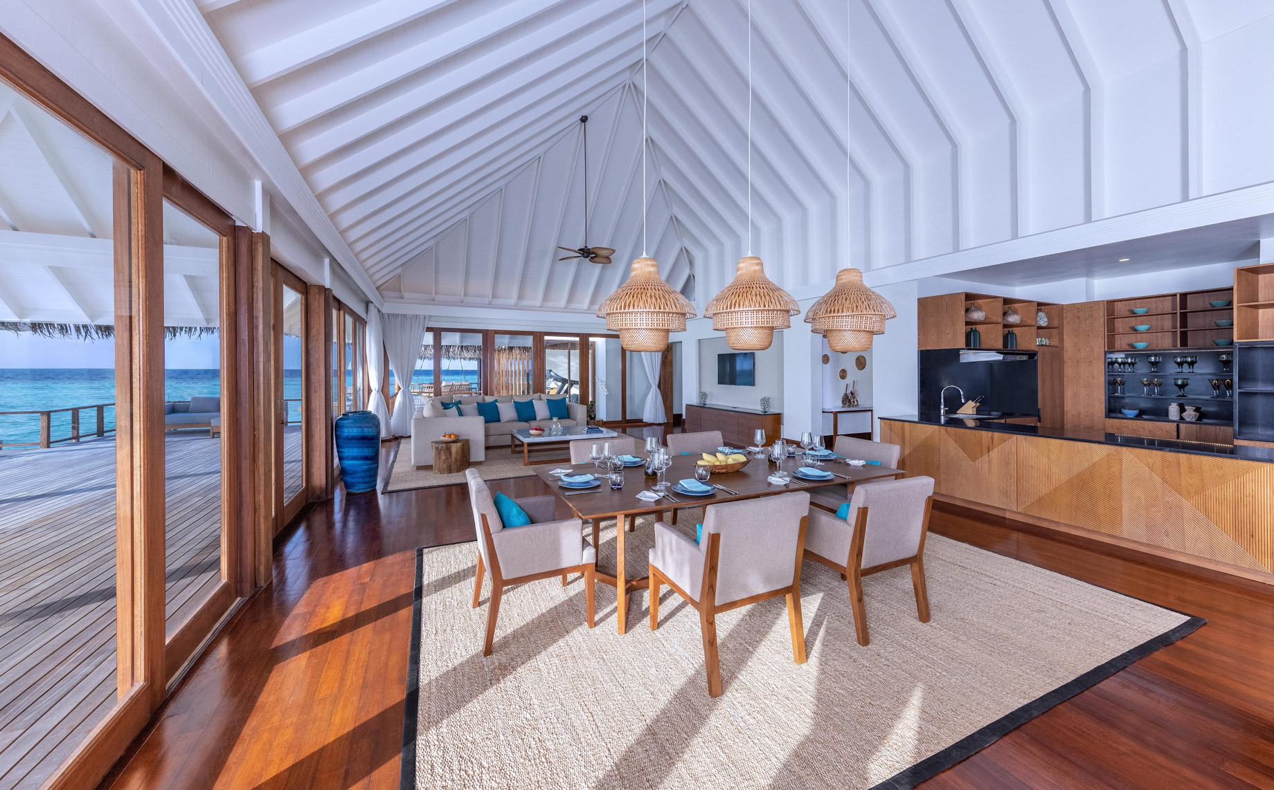 Anantara Kihavah Maldives Villas Resort – Baa Atoll, Maldives – Two Bedroom Sunset Over Water Pool Residence Interior