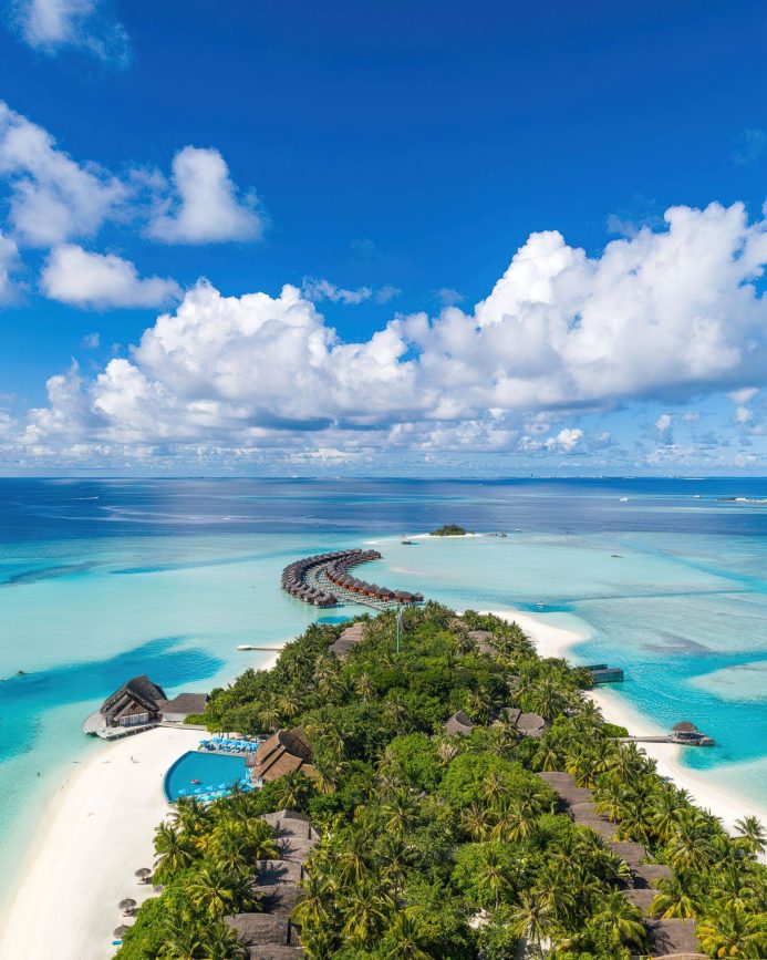 Anantara Thigu Maldives Resort - South Male Atoll, Maldives - Aerial View