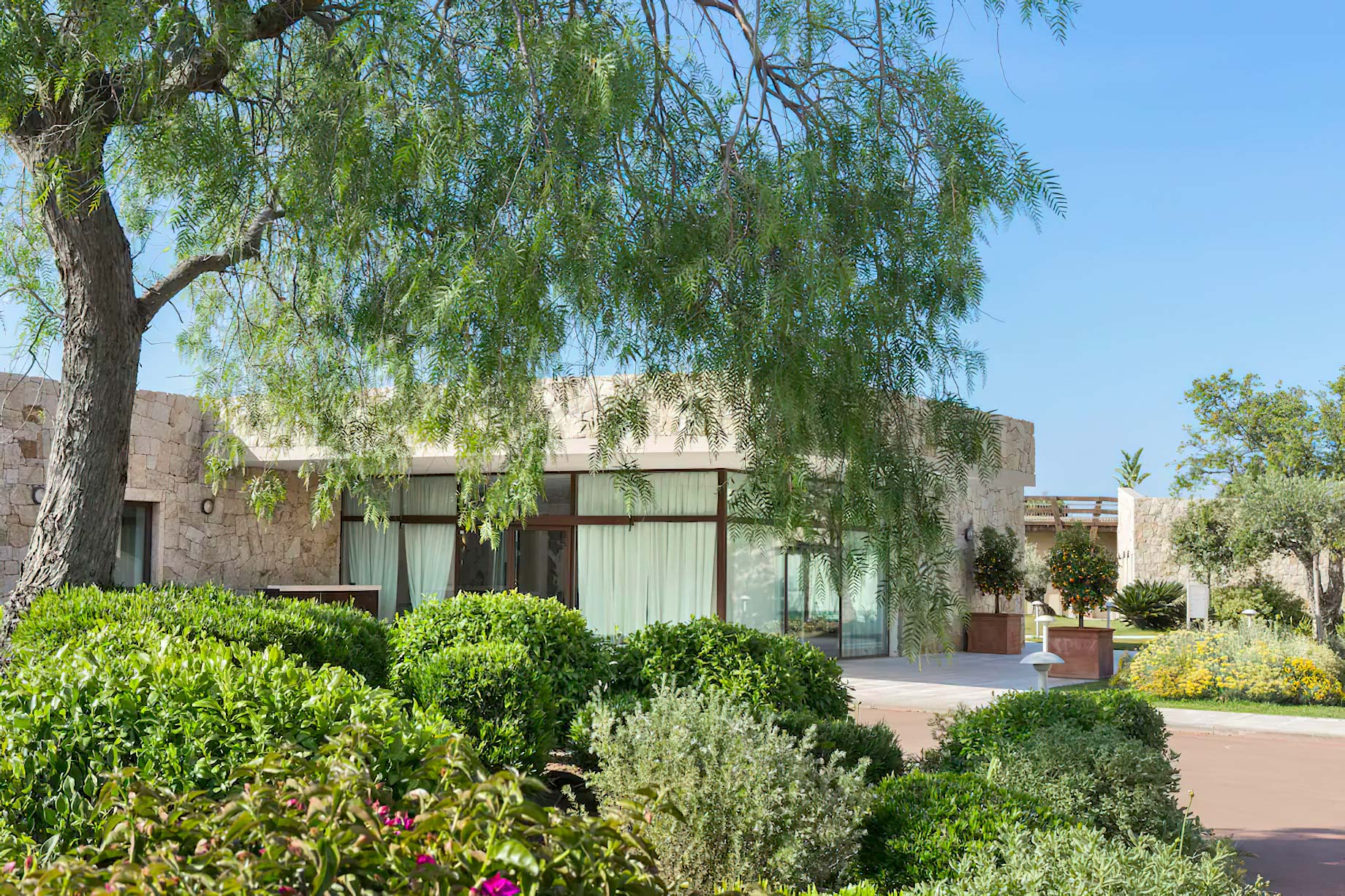 Baglioni Resort Sardinia - San Teodoro, Sardegna, Italy - Lobby Exterior Entrance
