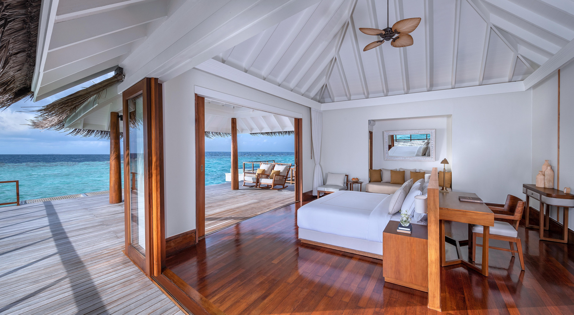 Anantara Kihavah Maldives Villas Resort - Baa Atoll, Maldives - Two Bedroom Sunset Over Water Pool Residence Bedroom