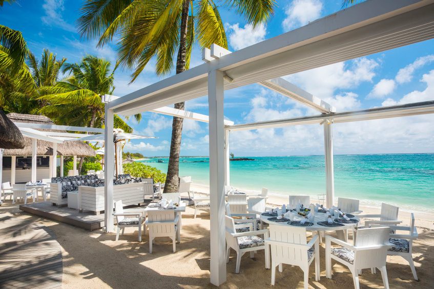 Constance Belle Mare Plage Resort - Mauritius - Lakaze Restaurant Beach and Ocean View