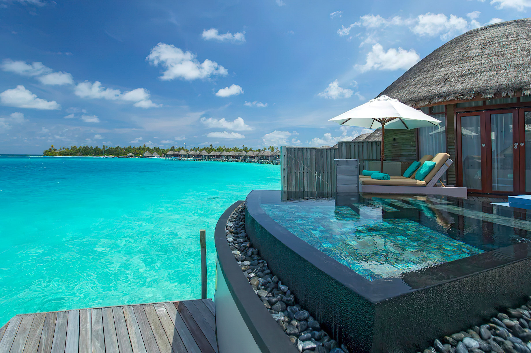 Constance Halaveli Resort – North Ari Atoll, Maldives – Overwater Villa Pool Deck