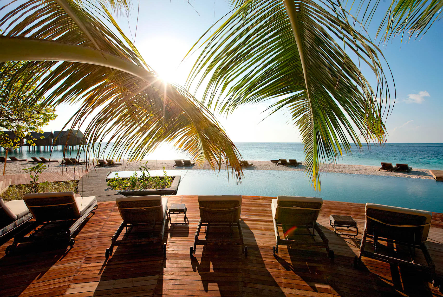 Constance Moofushi Resort - South Ari Atoll, Maldives - Pool Deck