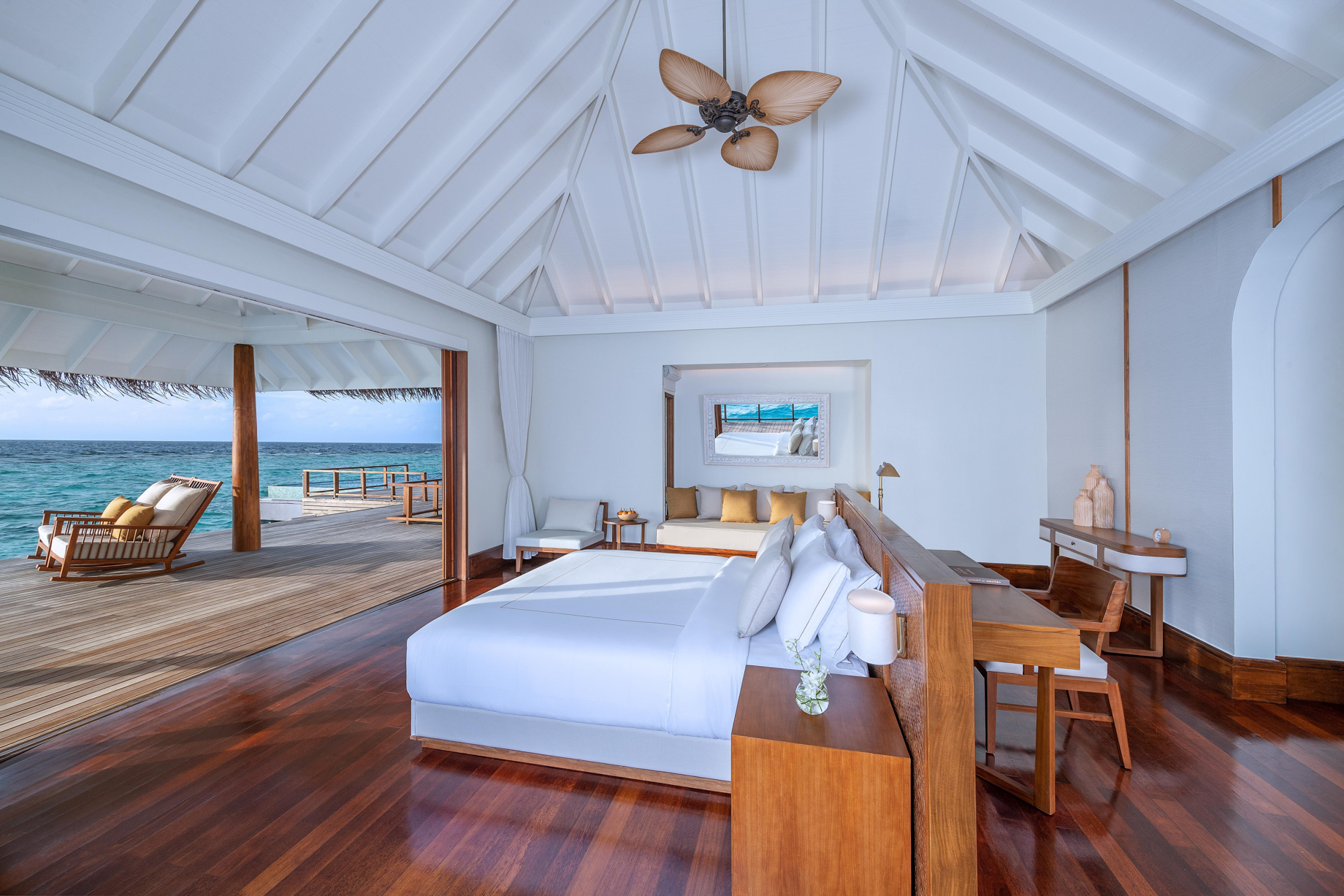 Anantara Kihavah Maldives Villas Resort – Baa Atoll, Maldives – Two Bedroom Sunset Over Water Pool Residence Bedroom