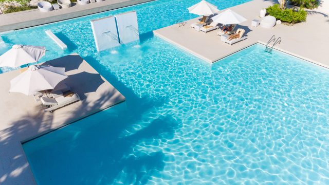 Gold Zanzibar Beach House & Spa Resort - Nungwi, Zanzibar, Tanzania - Pool Aerial View