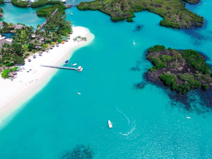 Constance Prince Maurice Resort - Mauritius - Beach Aerial View