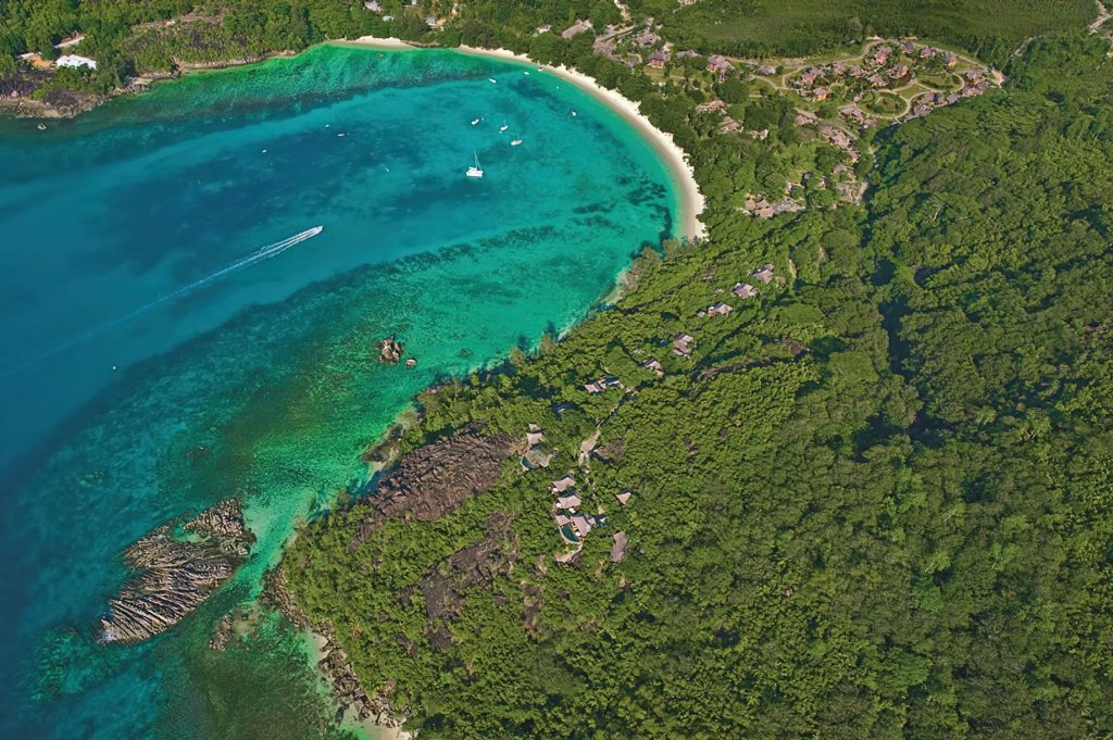 Constance Ephelia Resort - Port Launay, Mahe, Seychelles - Hillside Villa Aerial View