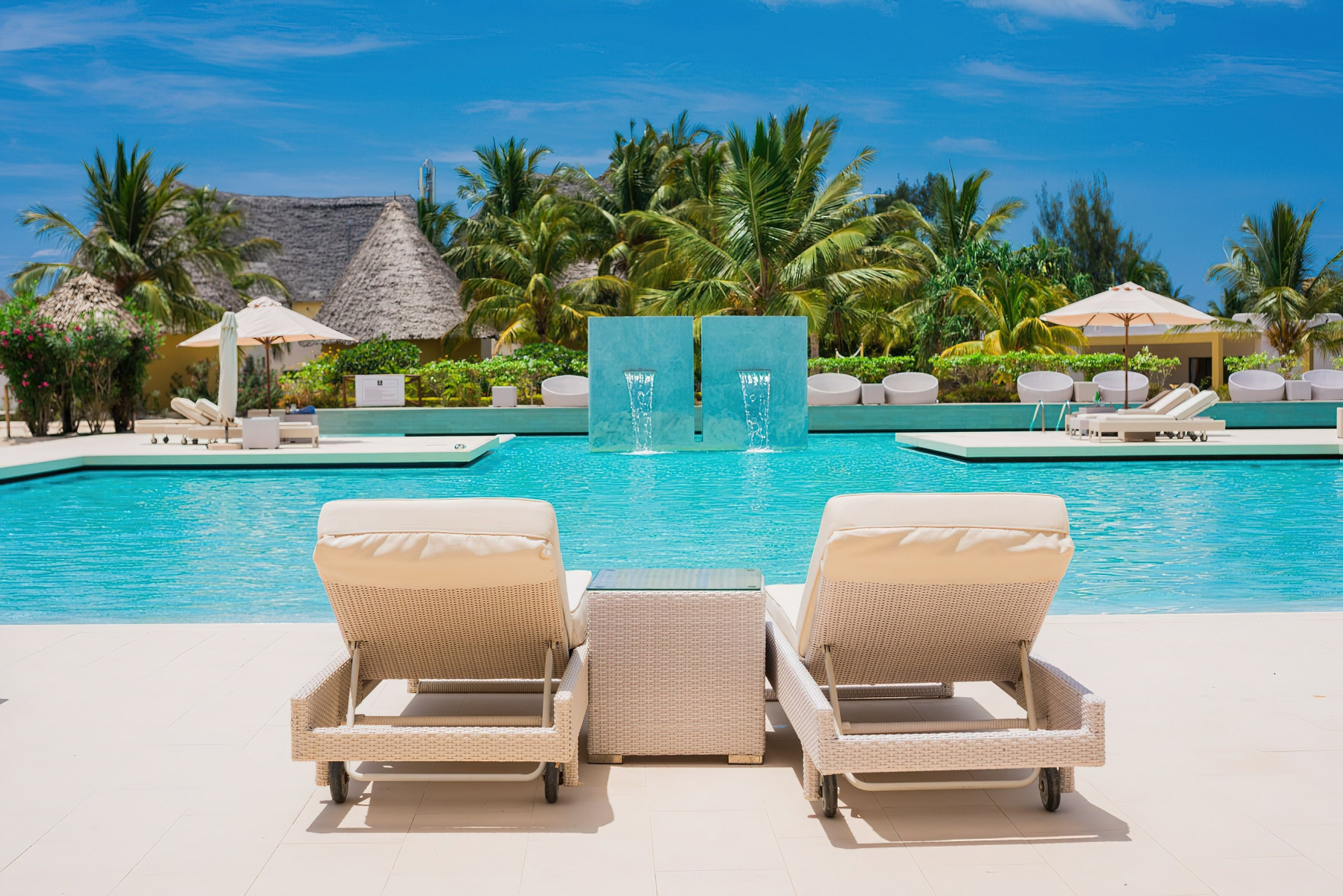 Gold Zanzibar Beach House & Spa Resort - Nungwi, Zanzibar, Tanzania - Pool Deck Chairs