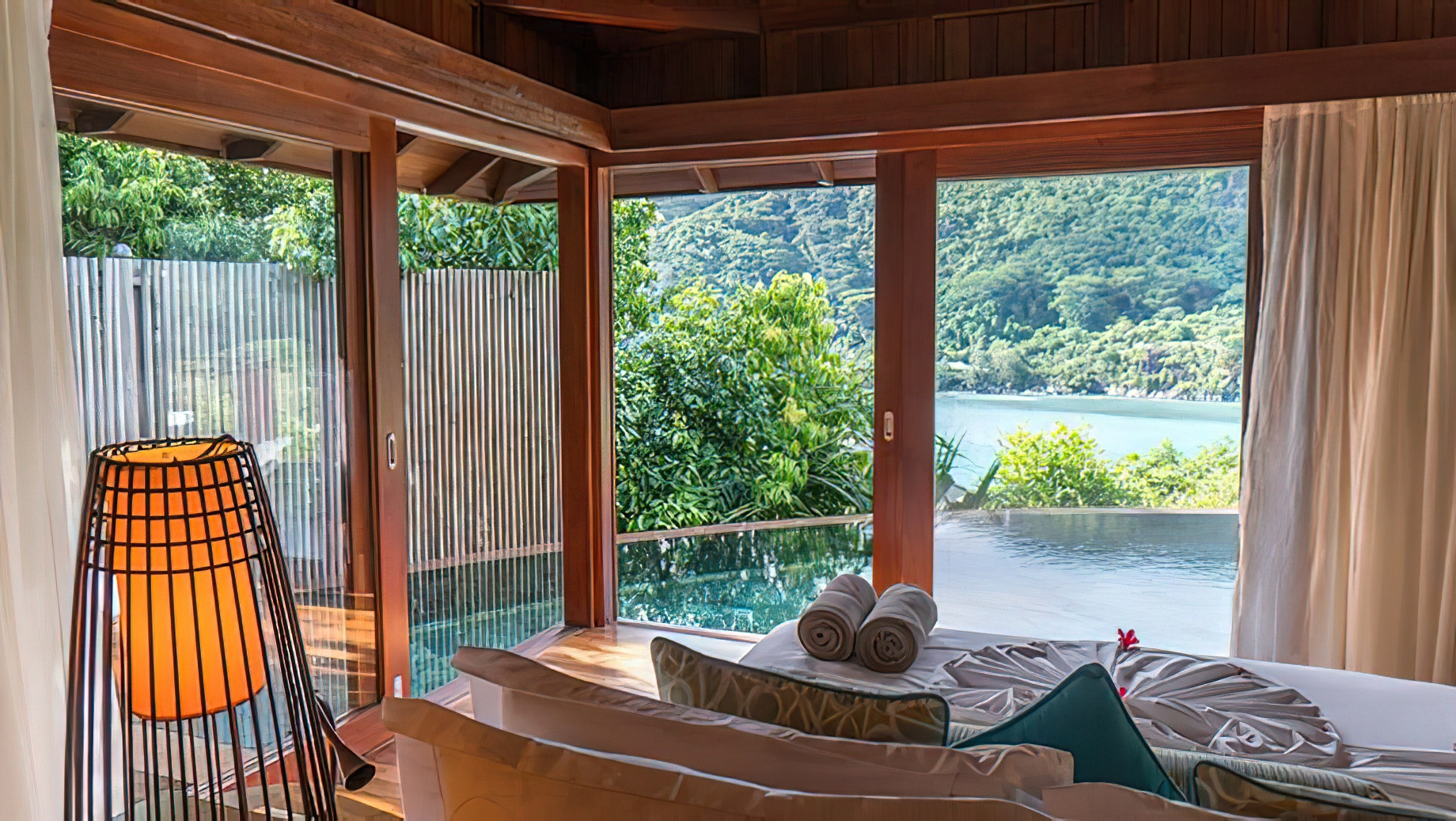 Constance Ephelia Resort – Port Launay, Mahe, Seychelles – Hillside Villa Interior Pool View