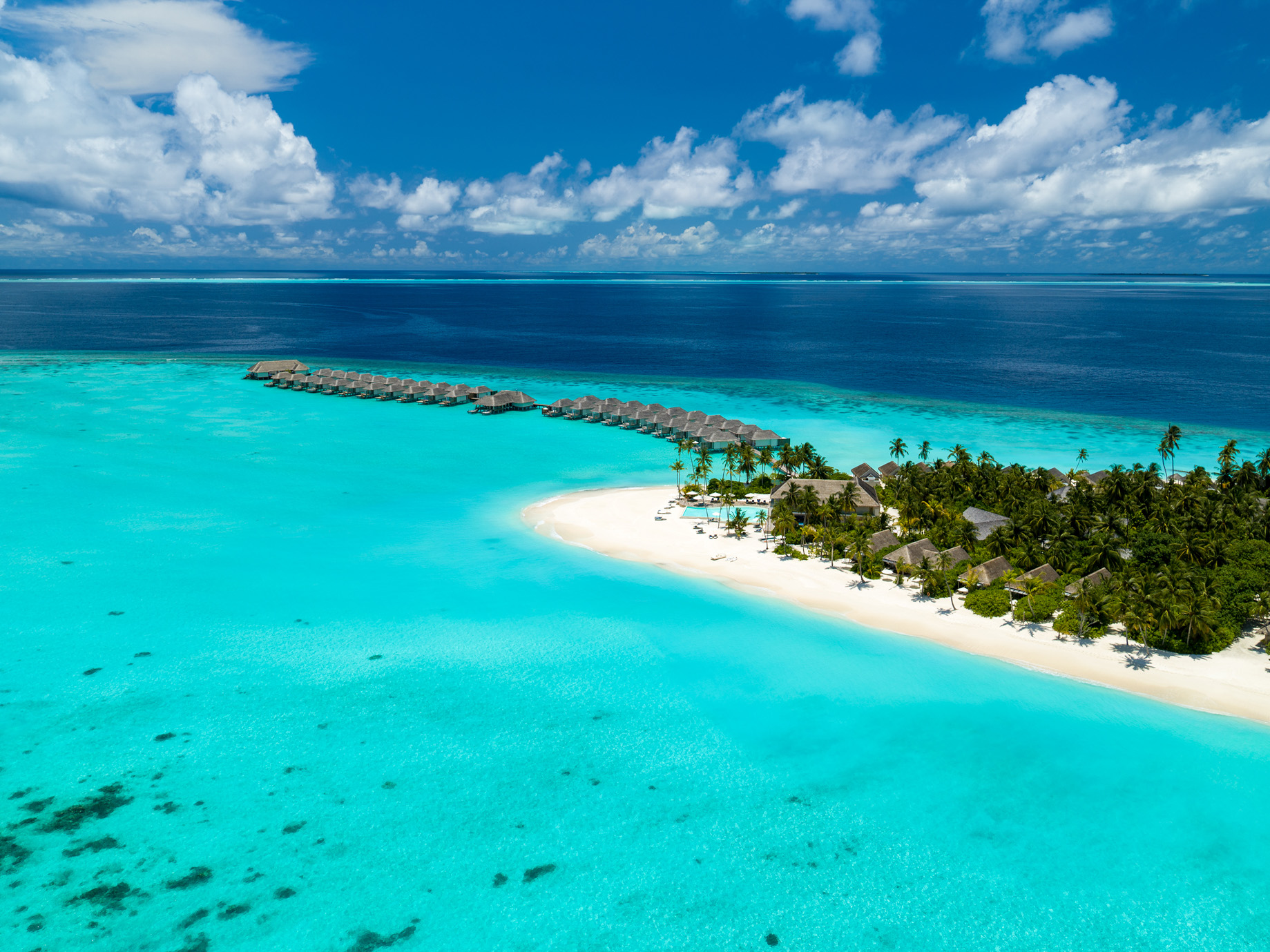 Baglioni Resort Maldives – Maagau Island, Rinbudhoo, Maldives – Villas Aerial View