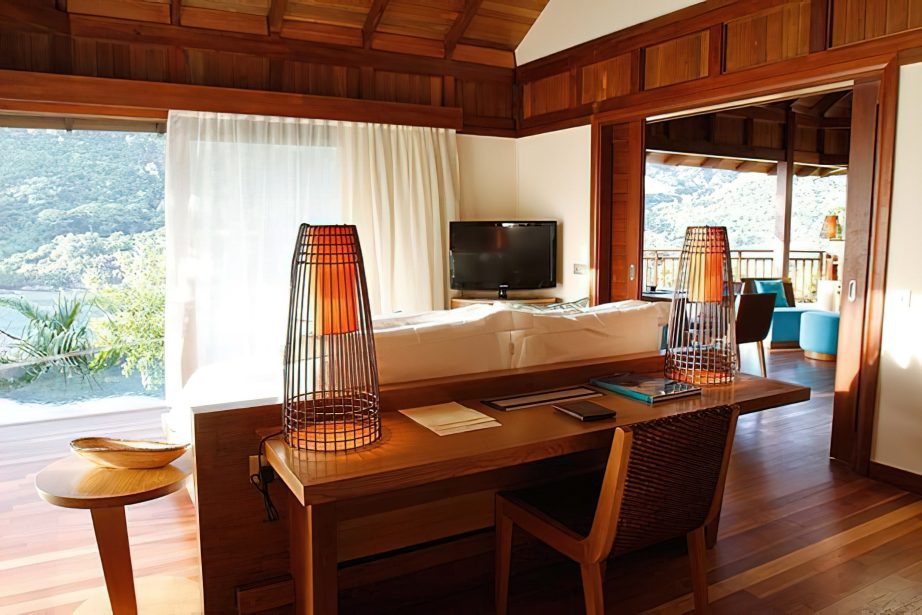 Constance Ephelia Resort - Port Launay, Mahe, Seychelles - Hillside Villa Desk