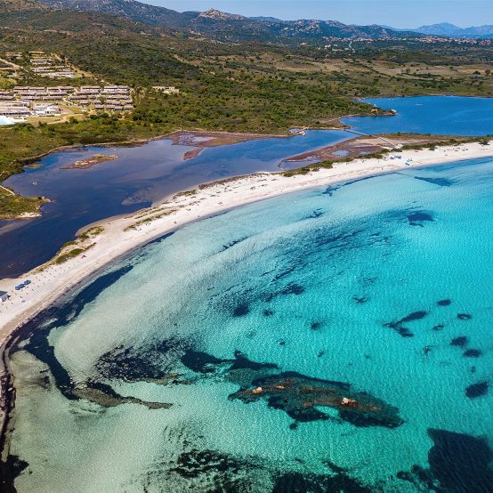 Baglioni Resort Sardinia - San Teodoro, Sardegna, Italy - Resort Beach Aerial View