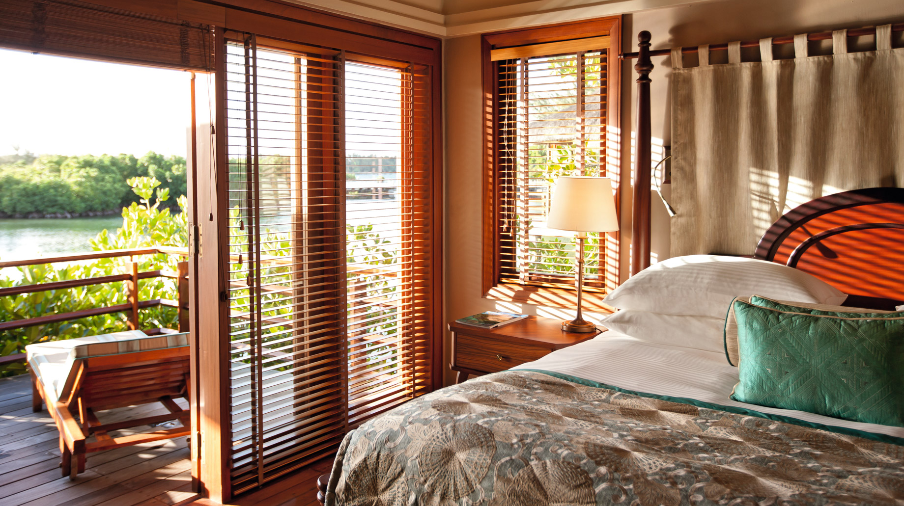 Constance Prince Maurice Resort – Mauritius – Junior Suite on Stilts Bed View