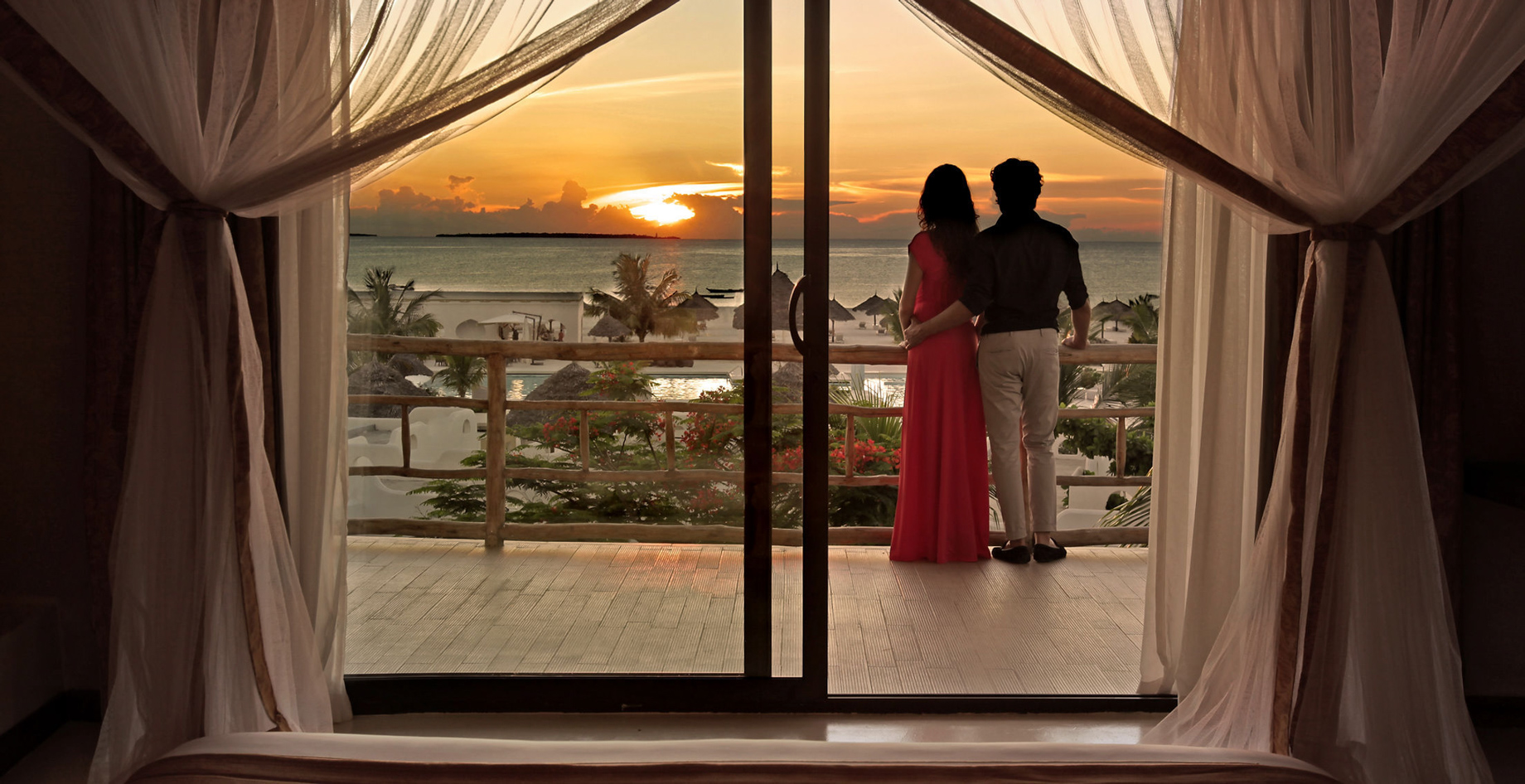 Gold Zanzibar Beach House & Spa Resort – Nungwi, Zanzibar, Tanzania – Deluxe Ocean View Room Sunset